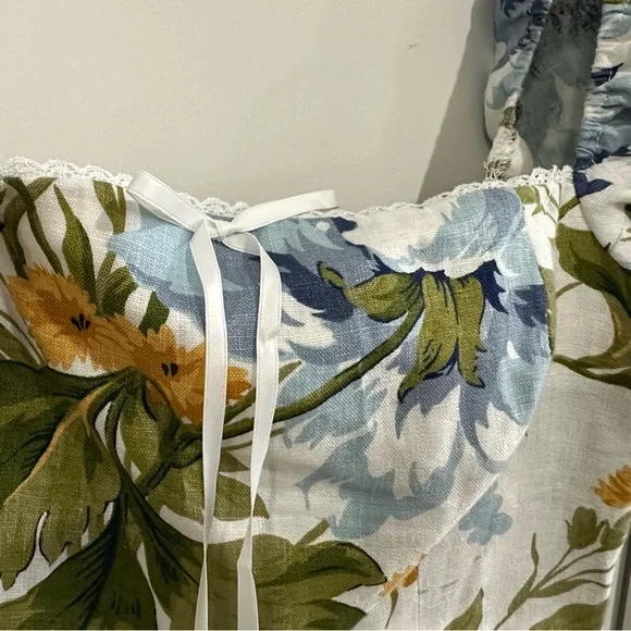 REFORMATION MARELLA LINEN DRESS BOTANIST 10
Size 6 - Picture 3 of 7